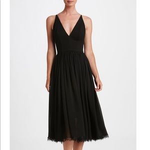 Dress the Population Alicia Chiffon Midi Dress S